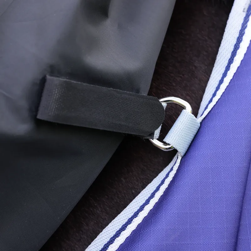 Shires Highlander Original Lite Turnout Rug Neck Cover in Navy-4