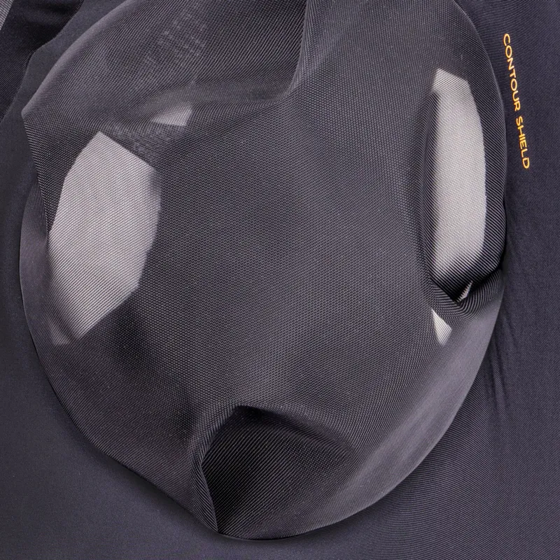 Shires FlyGuard Pro Stretch Fly Mask with Ear Holes - Jet-2