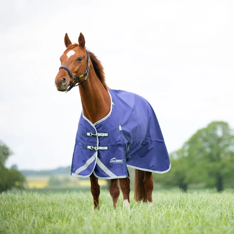 Shires Highlander Original Lite Turnout Rug in Navy
