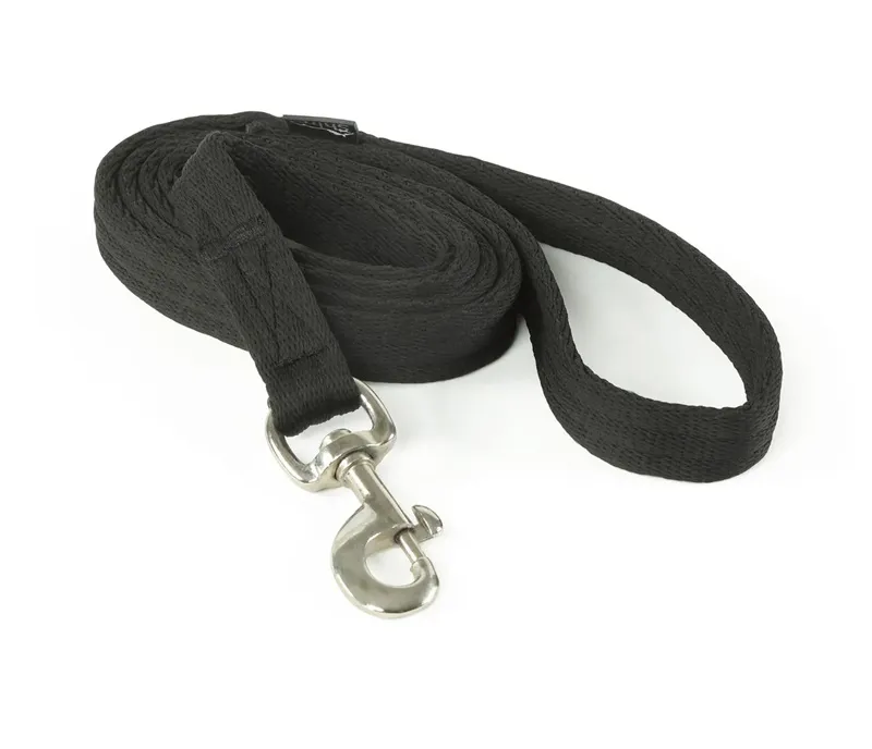 Shires Cushion Web Lead Rein in Black