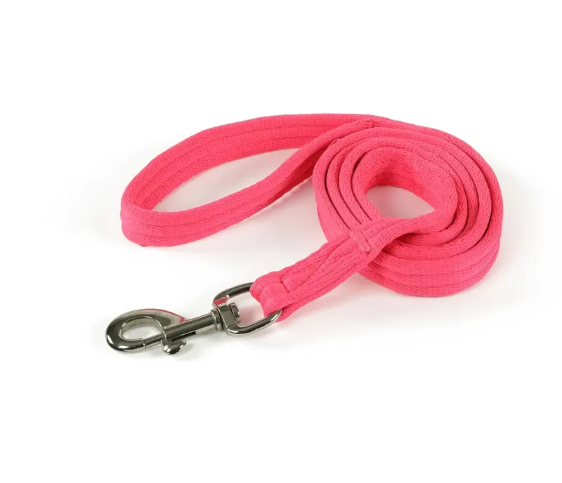 Shires Cushion Web Lead Rein in Pink