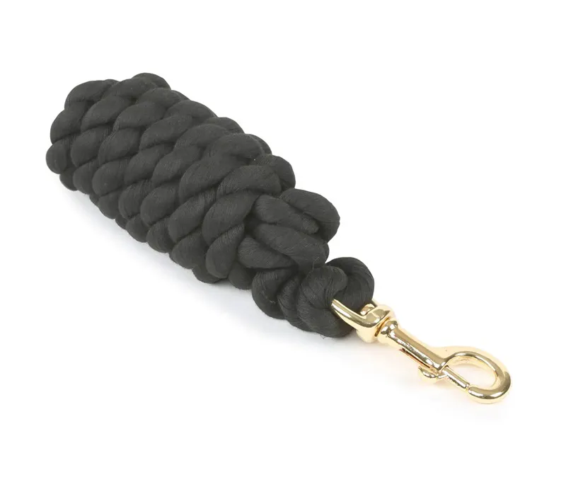 Shires Lead Rope with Trigger Clip in Black 