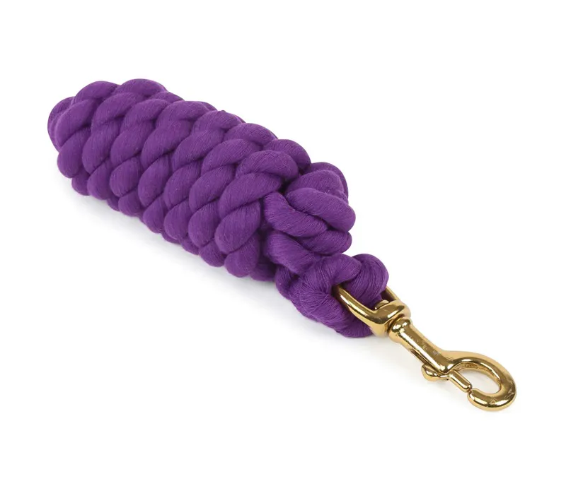 Shires Lead Rope with Trigger Clip in Purple