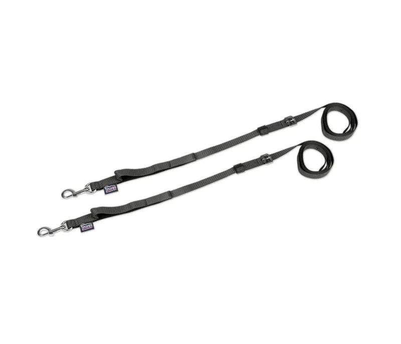 Shires Nylon Web Side Reins in Black