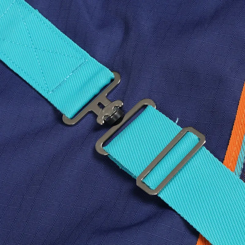 Shires Tempest Original 100g Combo Turnout Rug in Navy Blue-2