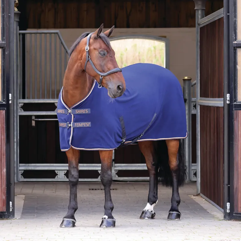 Shires Tempest Original Fleece Rug in Navy
