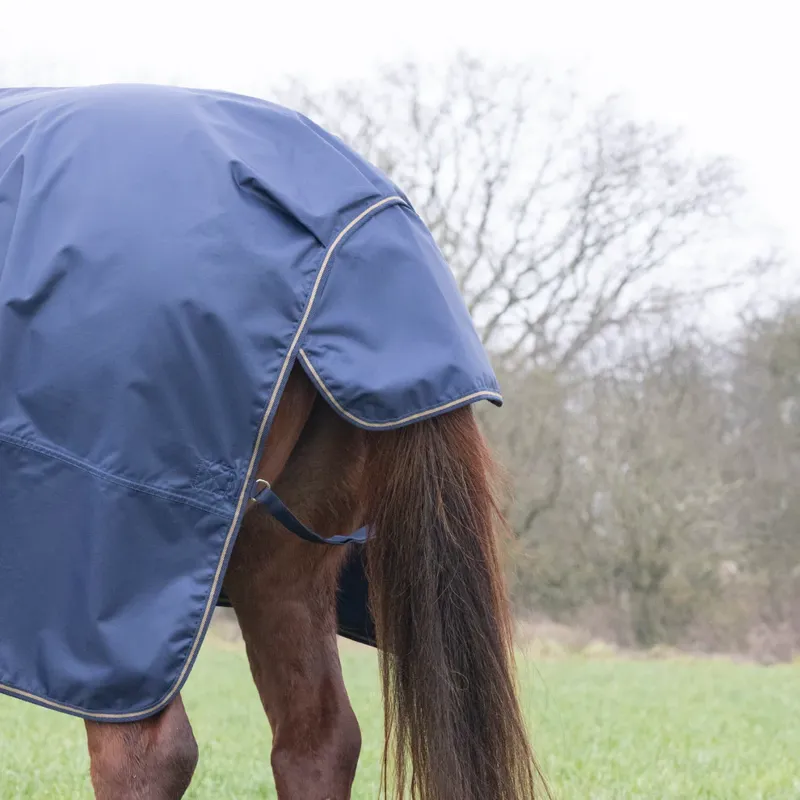 Shires Typhoon Lite 0g Turnout Rug in Navy-4