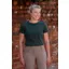 Soho Equestrian Tee Ladies in Forest Green