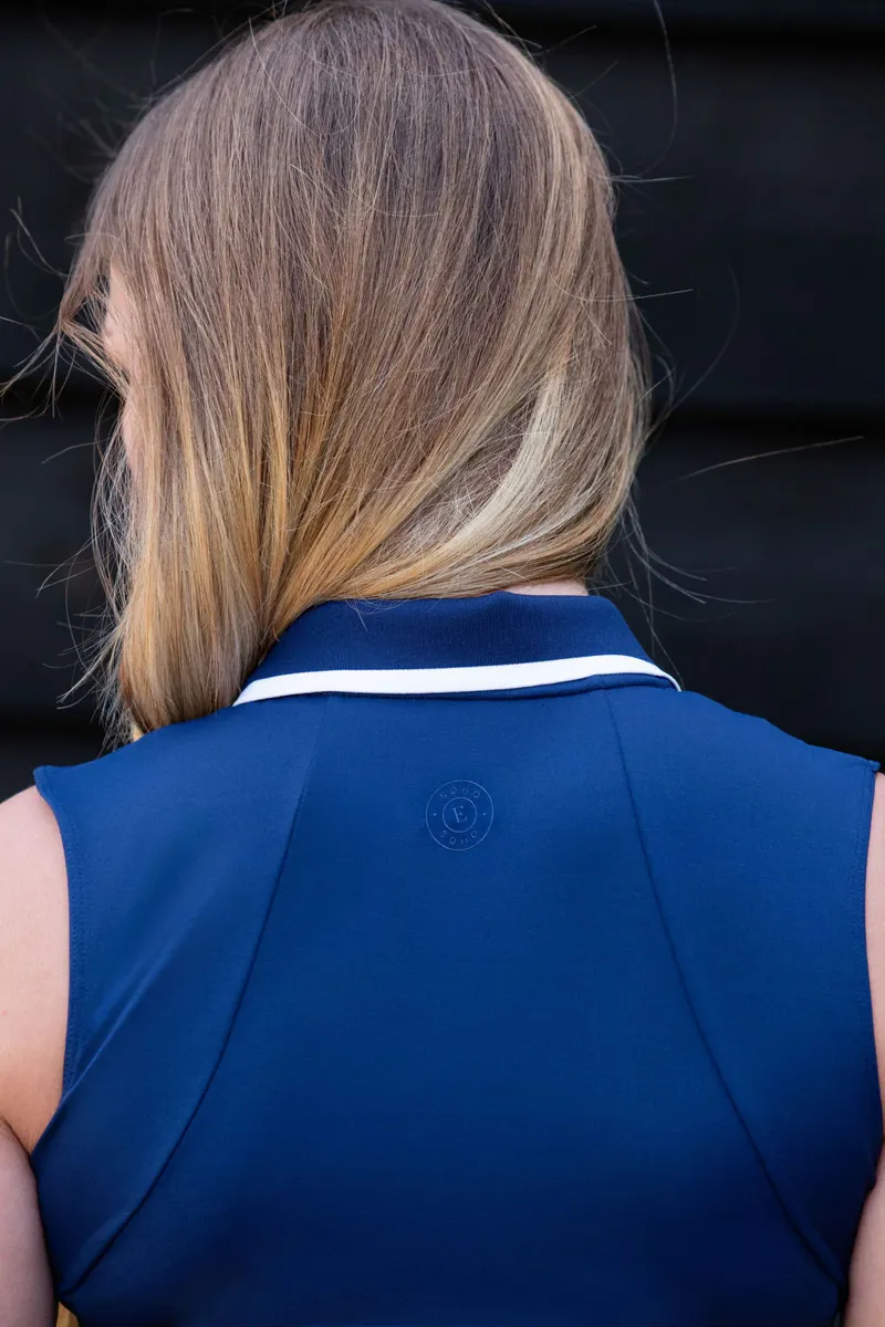 Soho Equestrian Sleeveless Base Layer Ladies in Navy-2