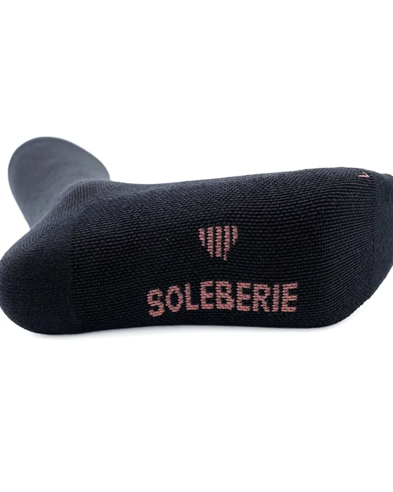 Soleberie Classic Long Socks Ladies in Black-6