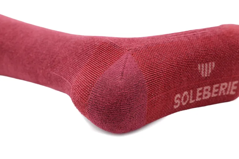Soleberie Classic Long Socks Ladies in Burgundy-2