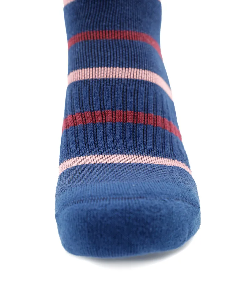 Soleberie Classic Long Socks Ladies in Navy Stripe-5