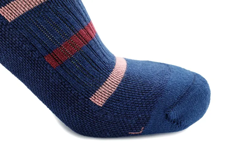 Soleberie Classic Long Socks Ladies in Navy Stripe-6