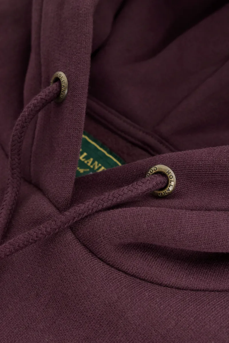 Holland Cooper Team Hoodie Ladies in Mulberry-5