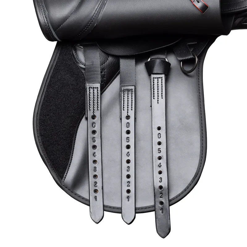 Thorowgood T9 Pony Long Leg GP Saddle in Black-4