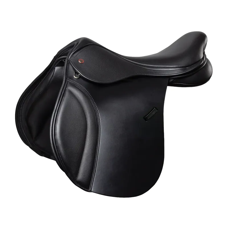 Thorowgood T9 Pony Long Leg GP Saddle in Black-1