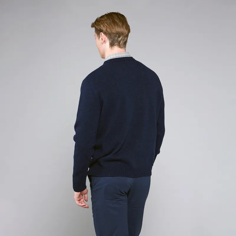 Toggi Blakeney Knitted Sweater Mens in Midnight Navy-4