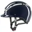 Uvex Exxeed Shiny Chrome Riding Helmet in Navy