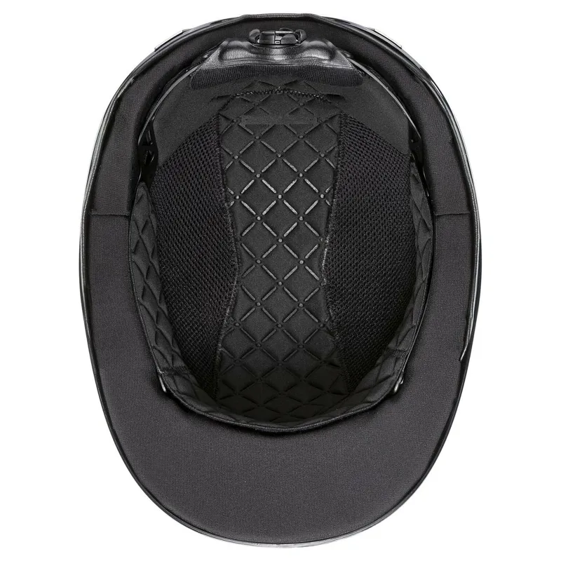 Uvex Exxeed Shiny Chrome Riding Helmet in Navy-2