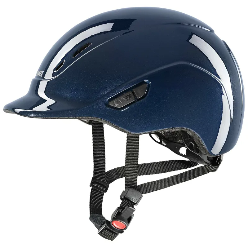 Uvex Kidoxx Shiny Navy Riding Helmet