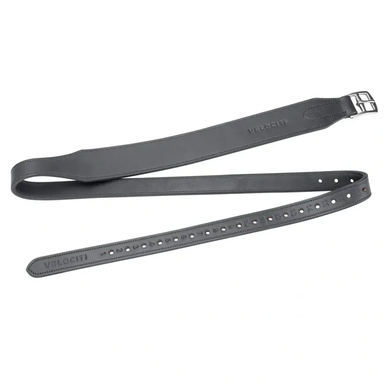 Velociti RAPIDA Wide Stirrup Leathers in Black