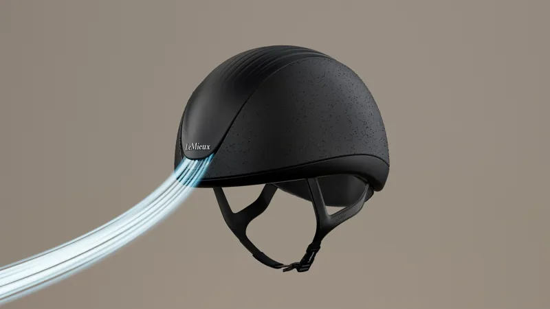 LeMieux Vexa Skull Cap Helmet in Black-7