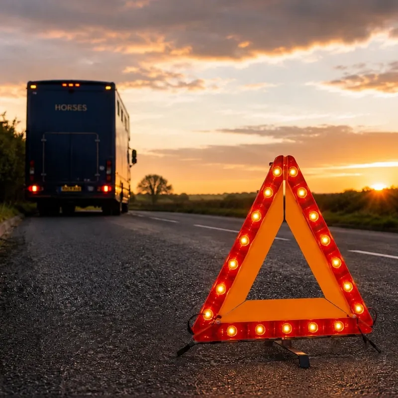 Woof Wear LED Warning Triangle