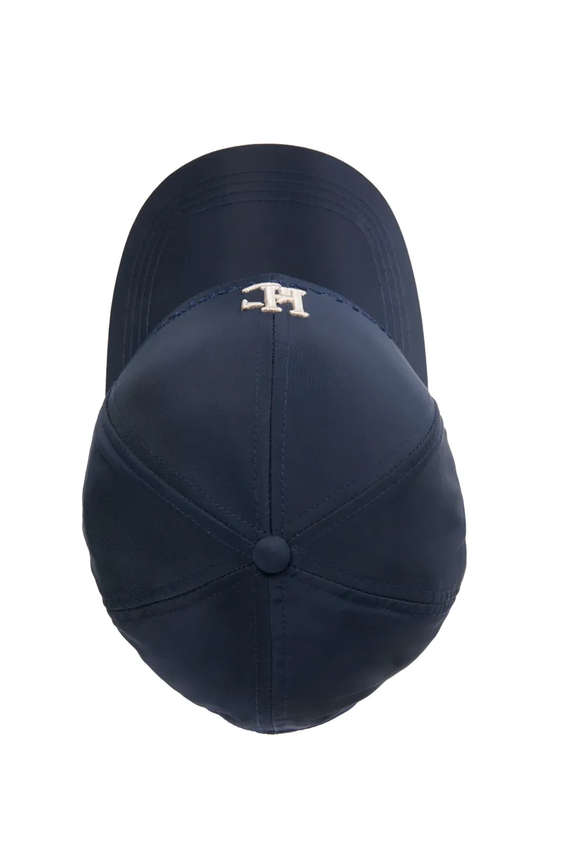Holland Cooper Burghley Equestrian Cap in Ink Navy Monogram-8
