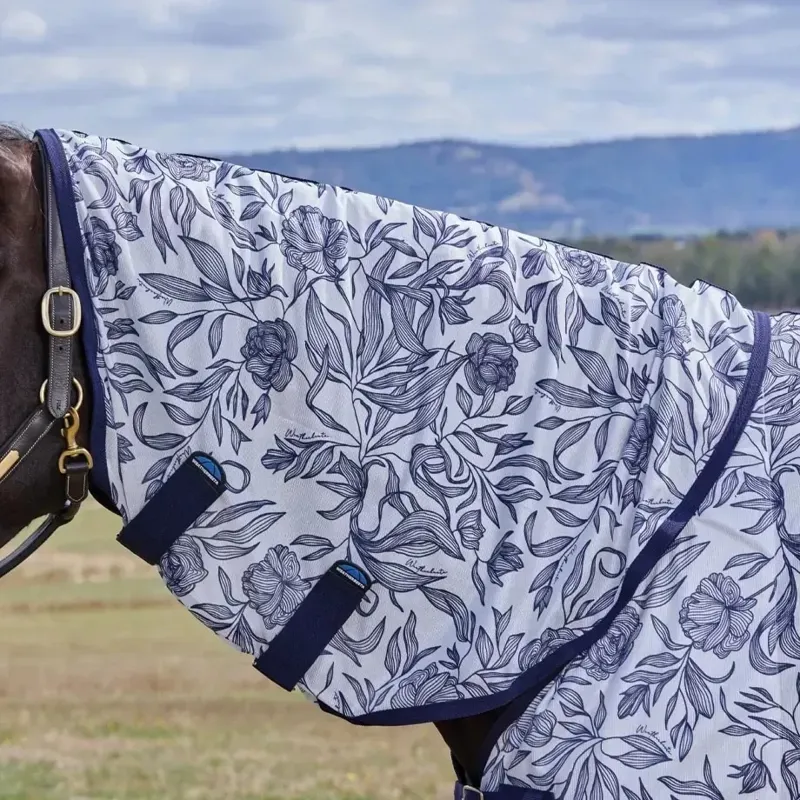 Weatherbeeta ComFiTec Limited Edition Fly Sheet Combo - Floral Print-4