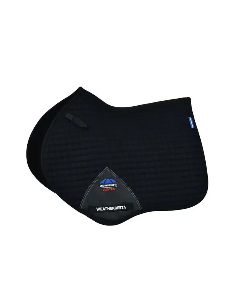 Weatherbeeta Prime Air-Tec Jump Shaped Saddle Pad in Black