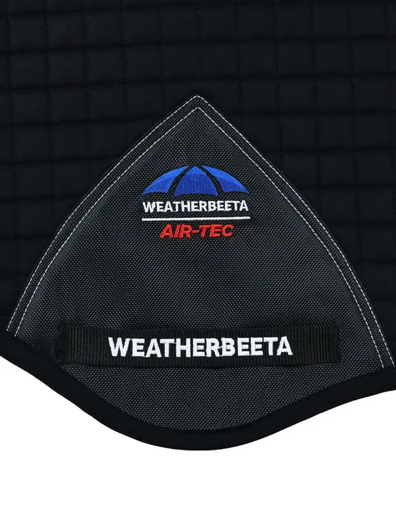 Weatherbeeta Prime Air-Tec Jump Shaped Saddle Pad in Black-1