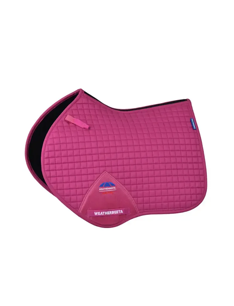 Weatherbeeta Prime Air-Tec Jump Shaped Saddle Pad in Bright Magenta