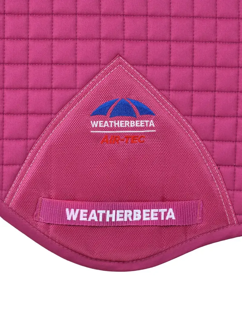 Weatherbeeta Prime Air-Tec Jump Shaped Saddle Pad in Bright Magenta-3