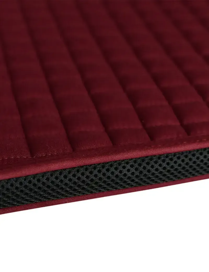 Weatherbeeta Prime Air-Tec Jump Shaped Saddle Pad in Burgundy-2