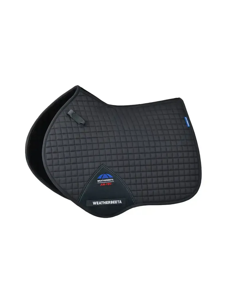 Weatherbeeta Prime Air-Tec Jump Shaped Saddle Pad in Charcoal