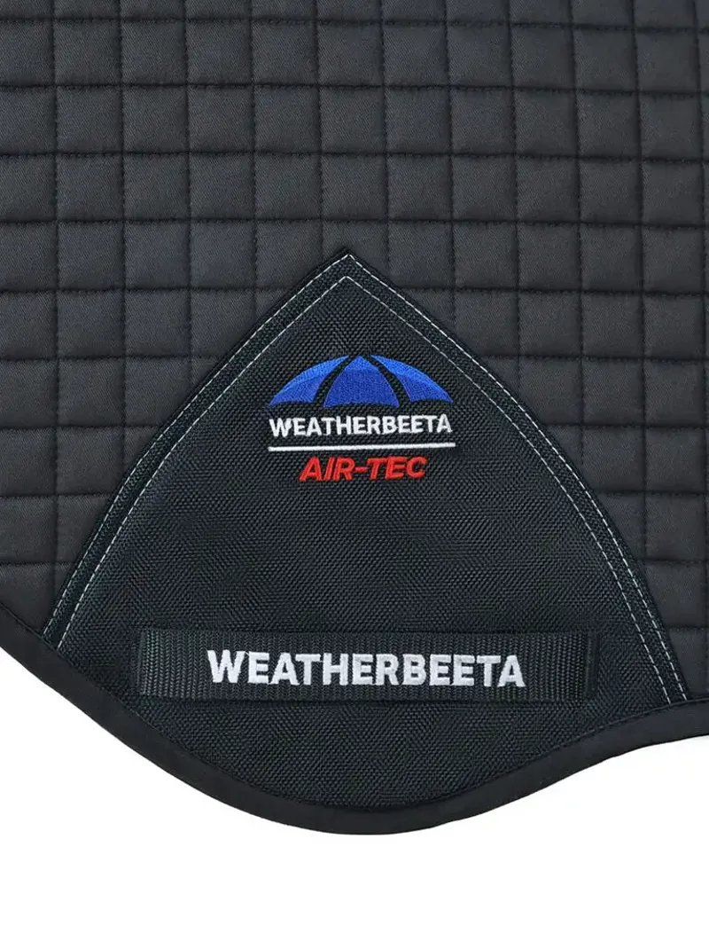 Weatherbeeta Prime Air-Tec Jump Shaped Saddle Pad in Charcoal-4