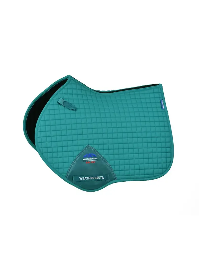 Weatherbeeta Prime Air-Tec Jump Shaped Saddle Pad in Dark Turquoise