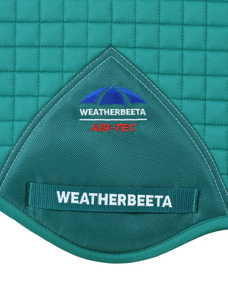 Weatherbeeta Prime Air-Tec Jump Shaped Saddle Pad in Dark Turquoise-2