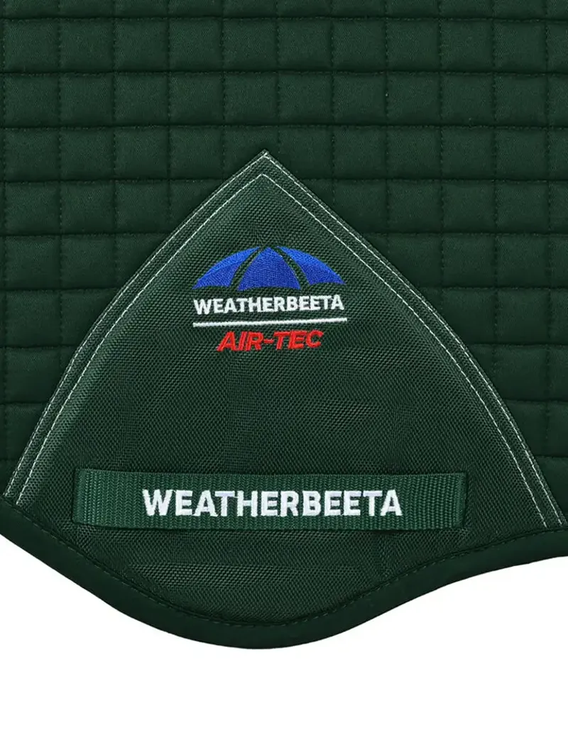 Weatherbeeta Prime Air-Tec Jump Shaped Saddle Pad in Forest Green-1