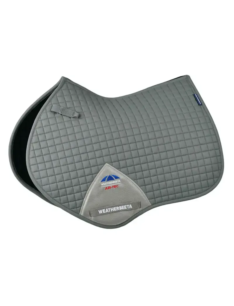 Weatherbeeta Prime Air-Tec Jump Shaped Saddle Pad in Grey