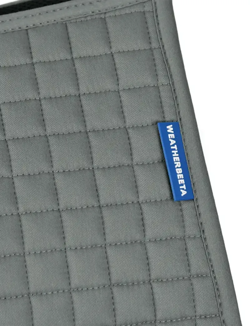 Weatherbeeta Prime Air-Tec Jump Shaped Saddle Pad in Grey-2