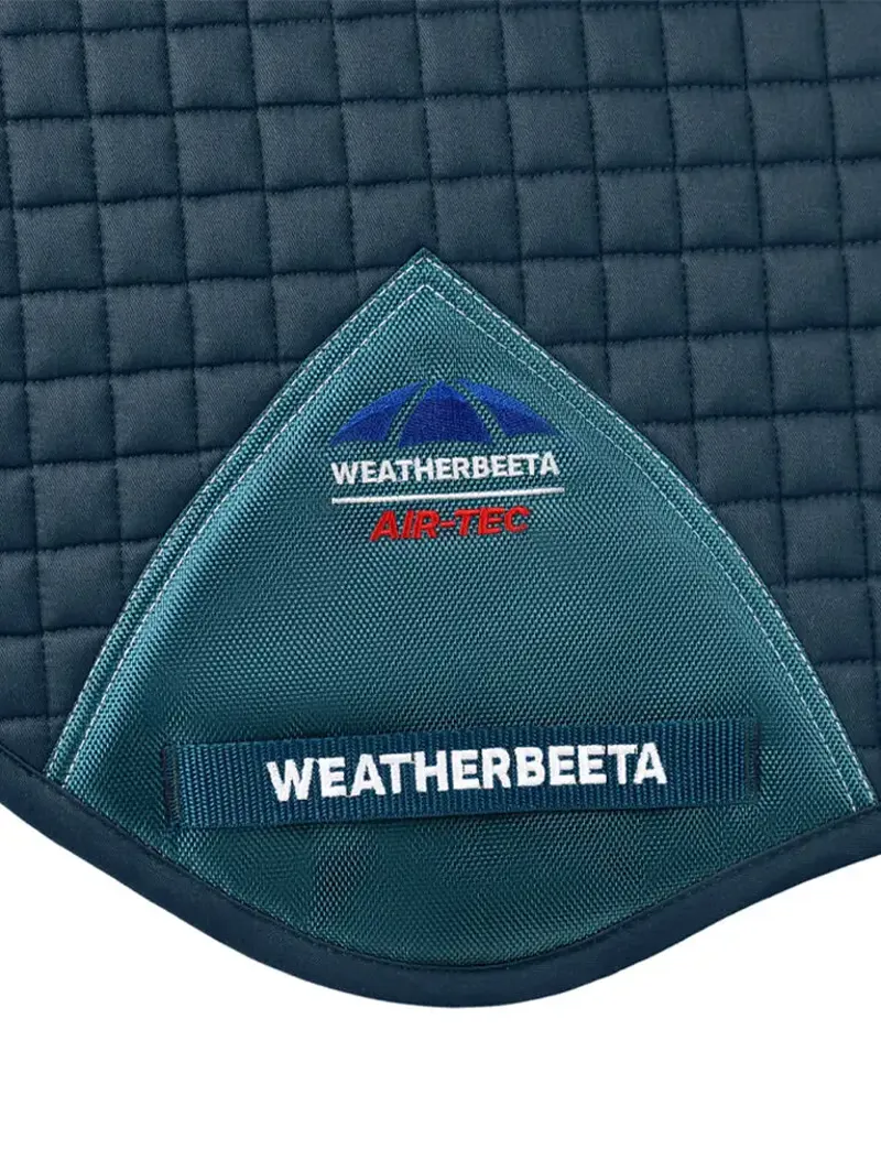 Weatherbeeta Prime Air-Tec Jump Shaped Saddle Pad in Midnight Teal-4