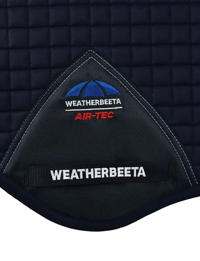Weatherbeeta Prime Air-Tec Jump Shaped Saddle Pad in Navy-1