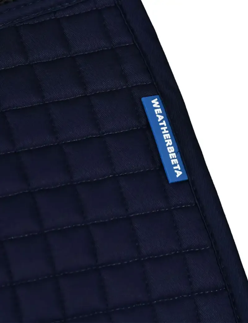 Weatherbeeta Prime Air-Tec Jump Shaped Saddle Pad in Navy-3