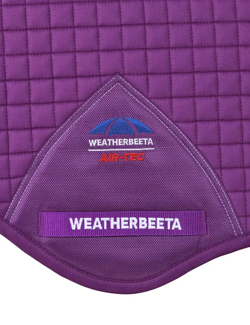 Weatherbeeta Prime Air-Tec Jump Shaped Saddle Pad in Violet-4