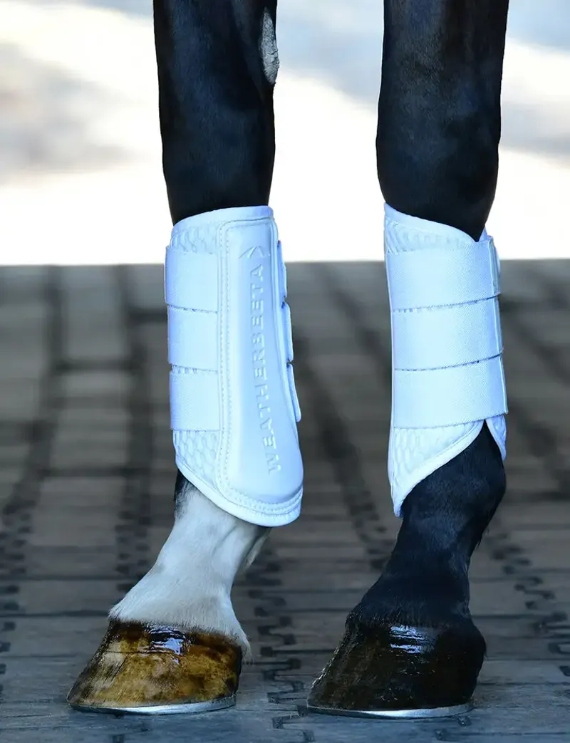 Weatherbeeta Tough-Tec Mesh Brushing Boots in White-5