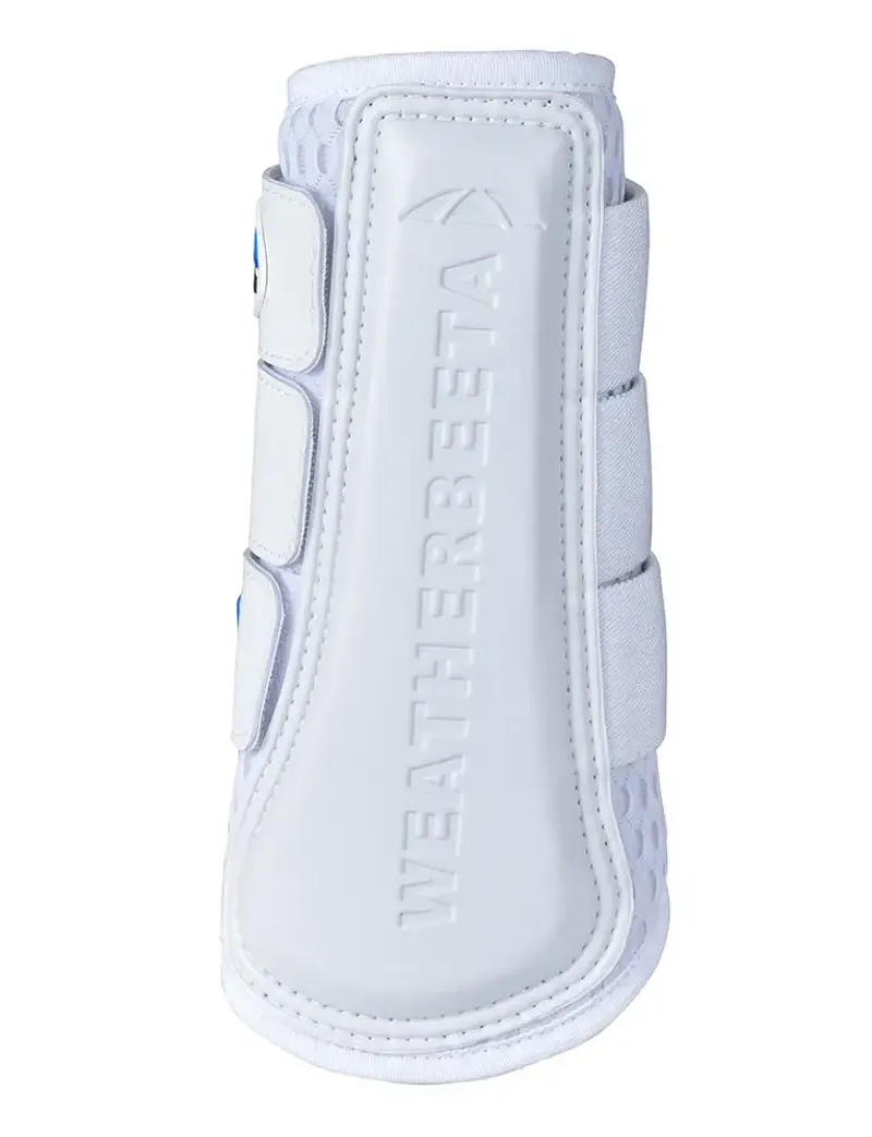 Weatherbeeta Tough-Tec Mesh Brushing Boots in White-1