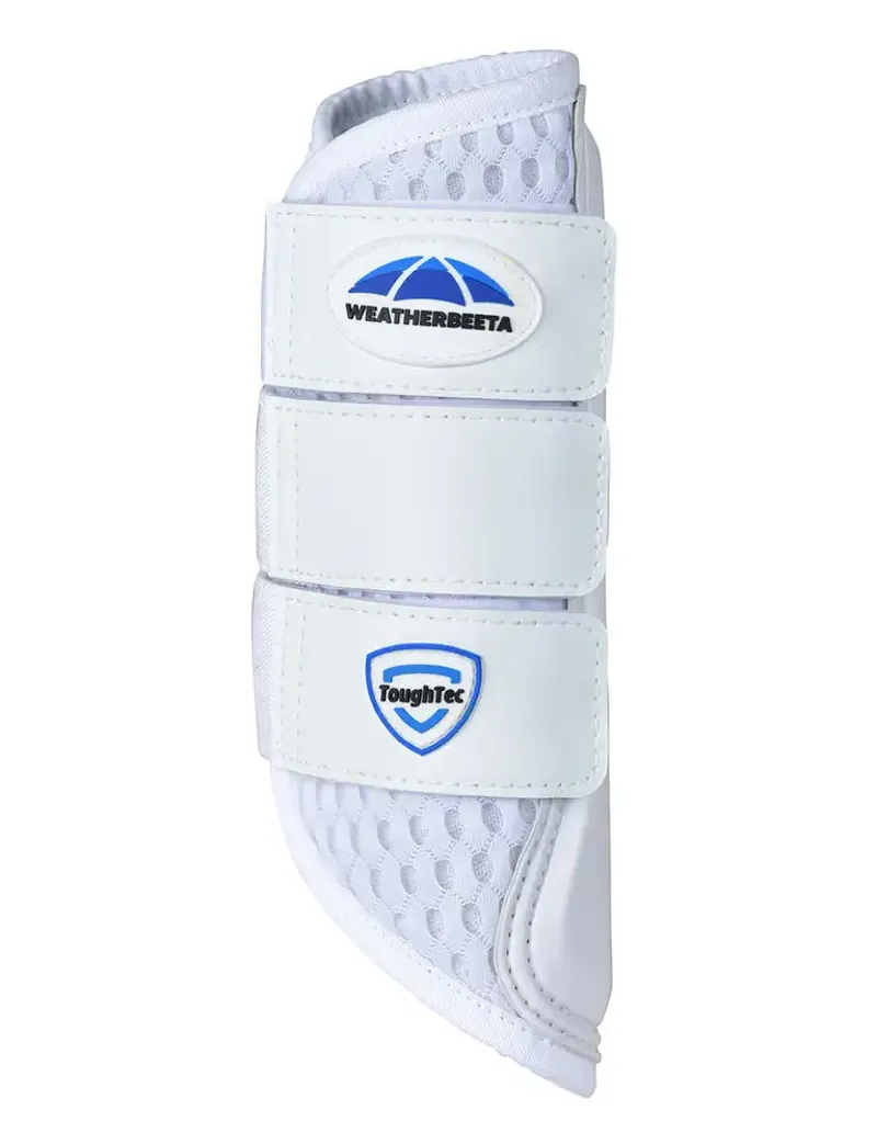 Weatherbeeta Tough-Tec Mesh Brushing Boots in White-2