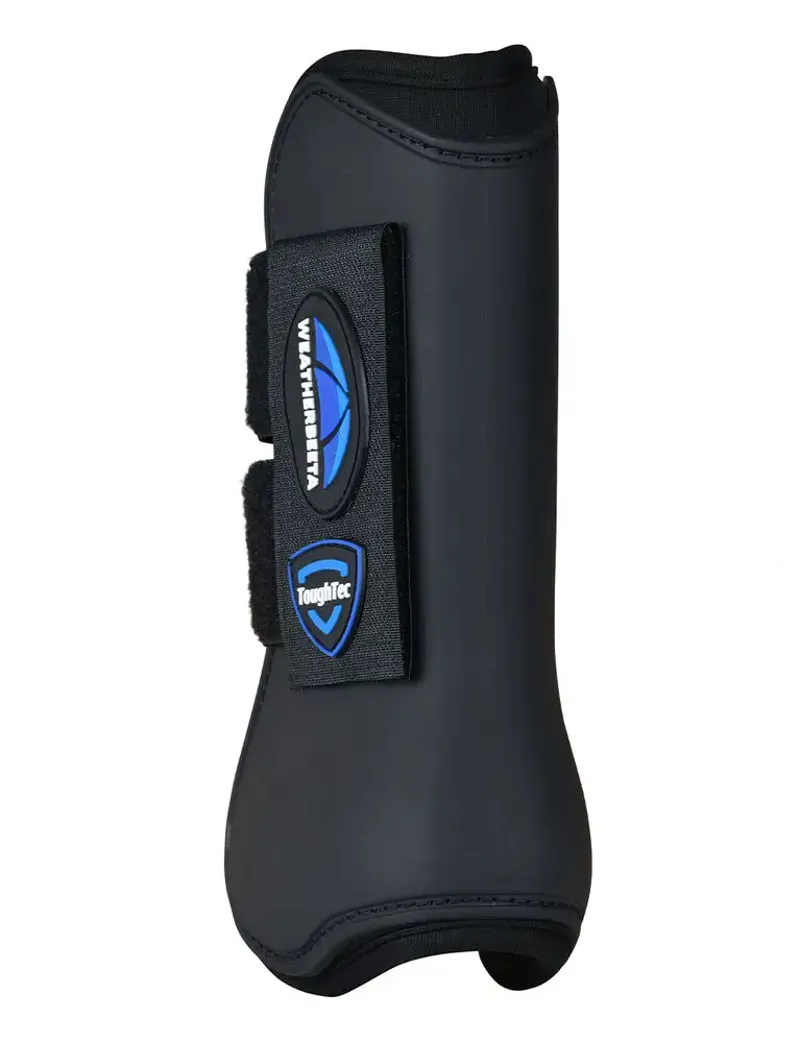 Weatherbeeta Tough-Tec Prime Open Front Boots in Black-1