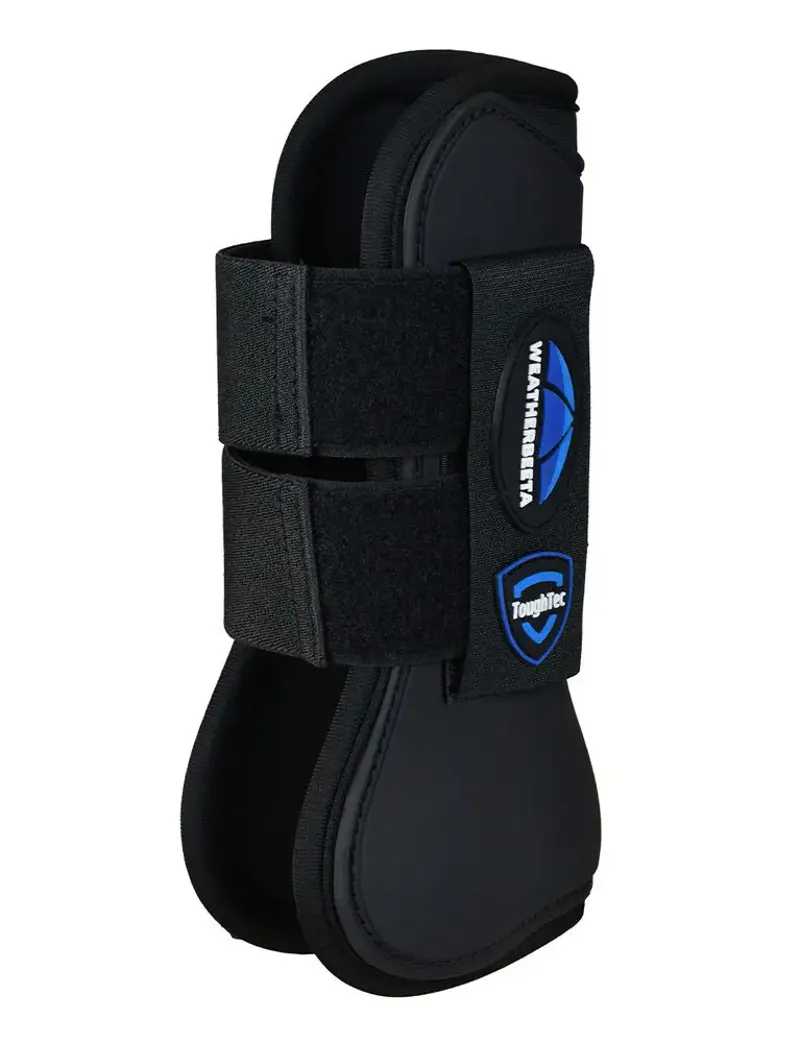 Weatherbeeta Tough-Tec Prime Open Front Boots in Black